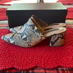 Steven by Steve Madden snake print heels. Brand new in box. Size 7
